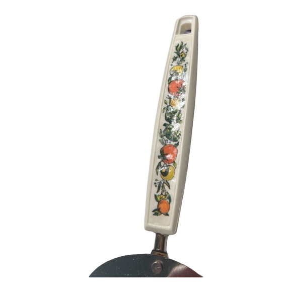 Vintage 70s Ekco Spice of Life Cottage Vegetable Chromium Plated Cake Pie Server - Picture 5 of 5